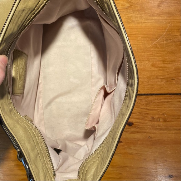 Coach Beige Zoe Hobo Purse - Picture 10 of 13
